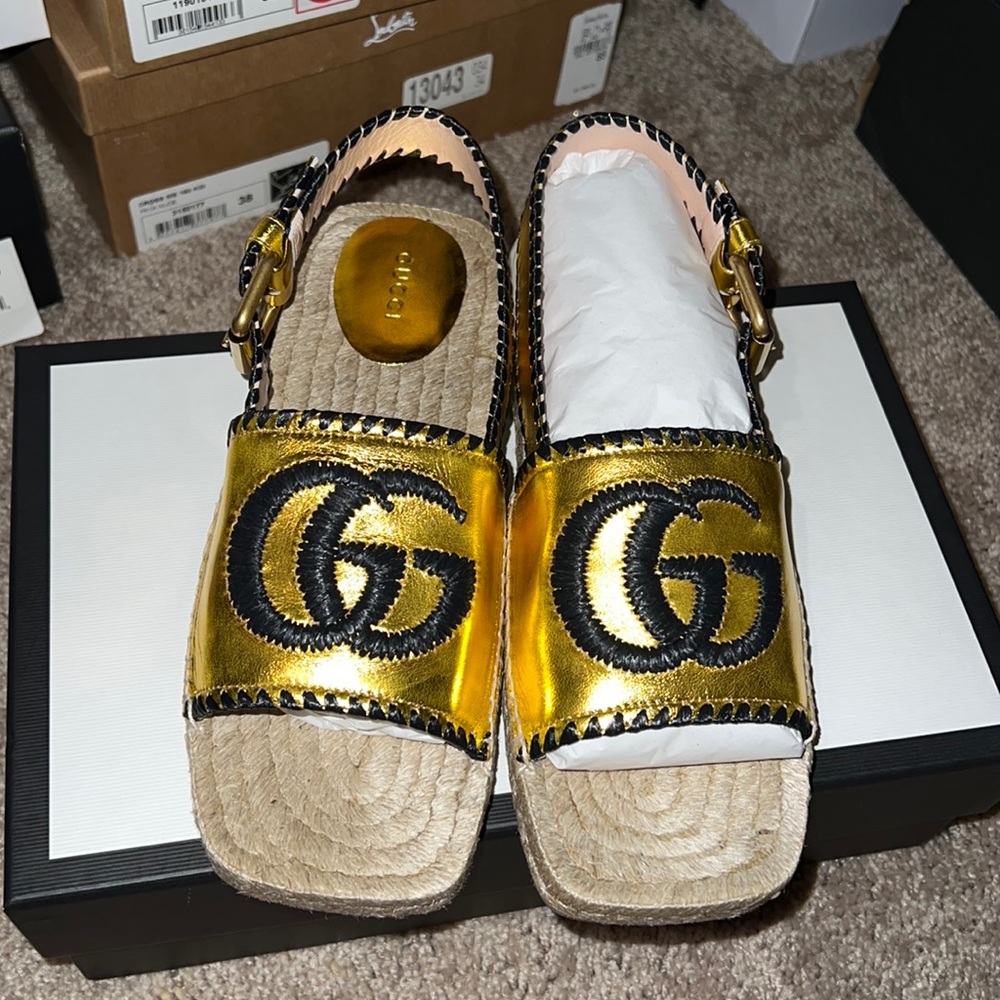 Gucci Pilar slingback espadrille